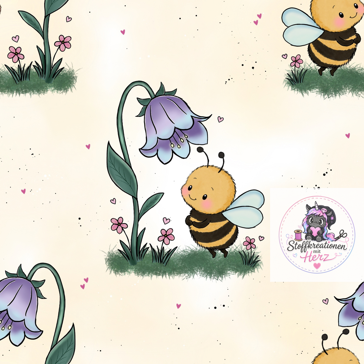 Süße Biene mit Blume, Vorbestellung