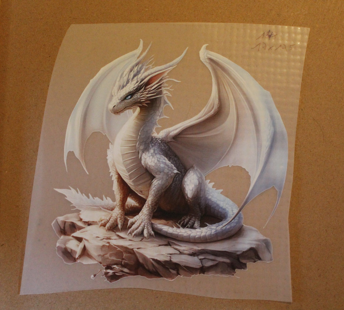 Drache weiß , klein