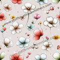 Kombistoff zum Einhörnchen mit Blumen, Vorbestellung