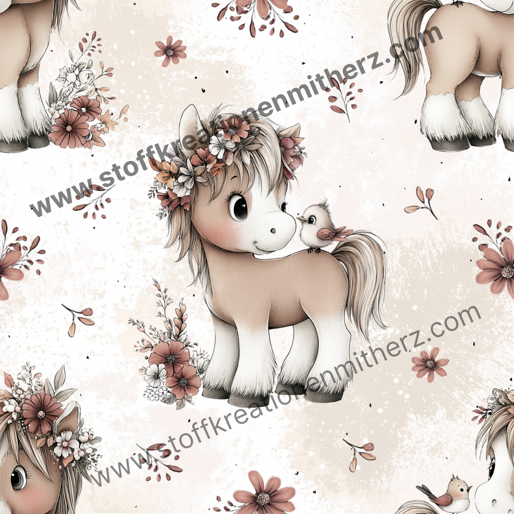 Pony mit Vögelchen , Vorbestellung